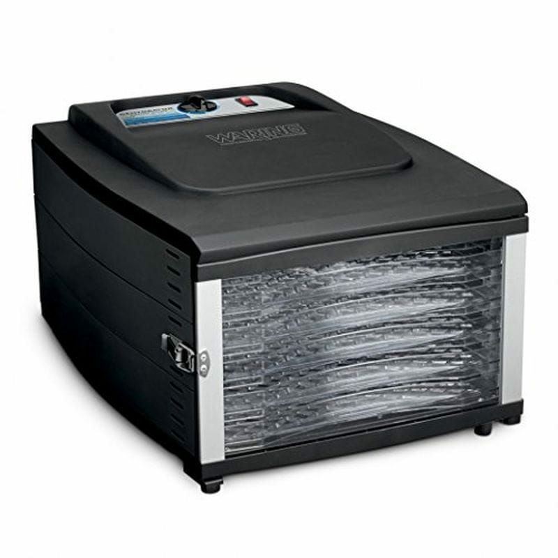 ワーリングディハイドレーター食品乾燥器WaringDHR506TrayFoodDehydrator,Black家電
