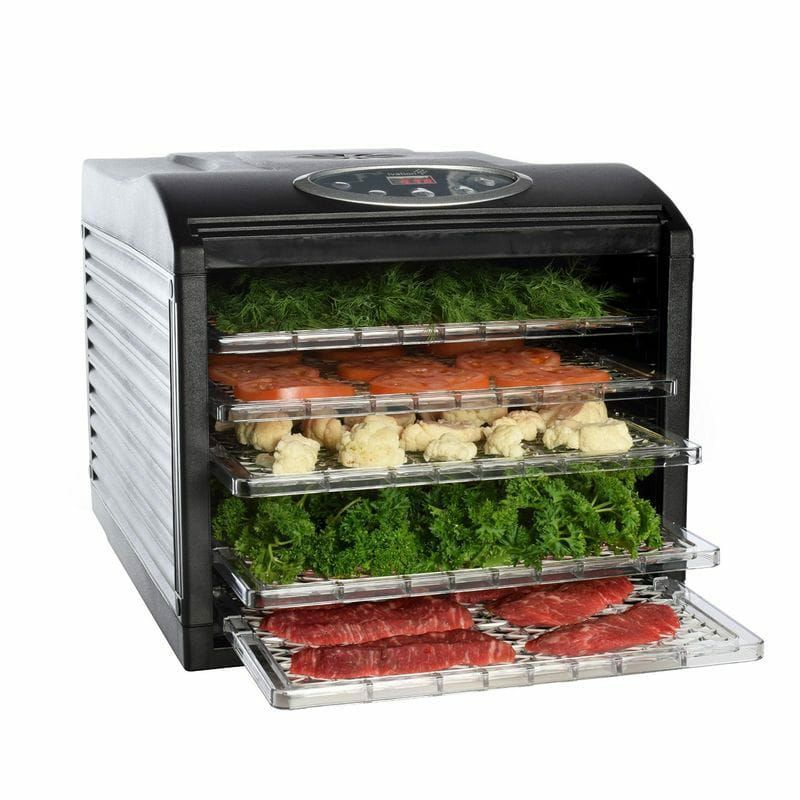 食品乾燥器ディハイドレーターIvationElectricCountertopFoodDehydratorwith6DryingRacks,DigitalTemperatureControlsandTimerwithAutomaticShutoff,EvenDryFrom95&ordm;FTo158&ordm;F