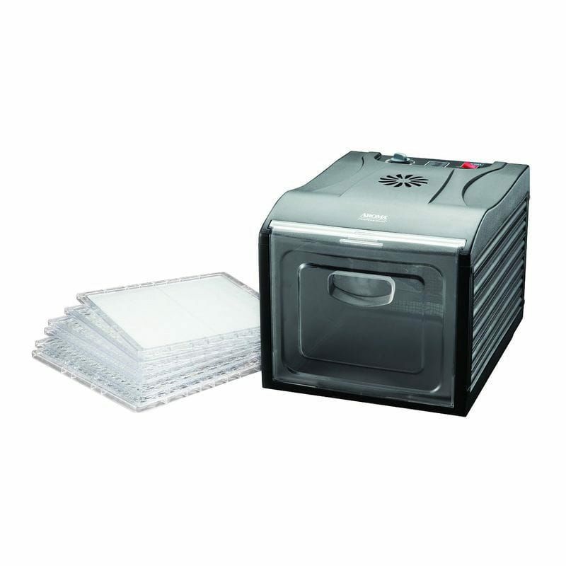 食品乾燥器ディハイドレーターAromaProfessional6TrayFoodDehydrator,Black