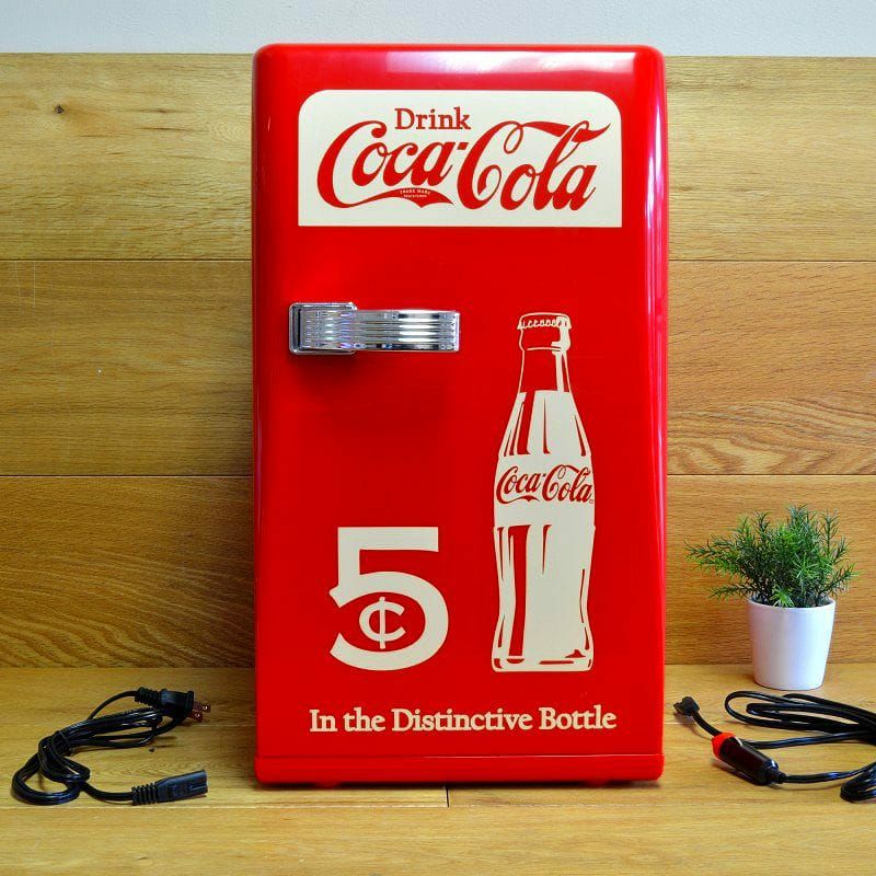 コカコーラレトロ冷蔵庫28缶CocaColaCCR-12RetroFridge,Red