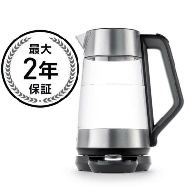 オクソ コードレス 電気ガラスケトル 約1.75L ステンレス 温度調整 OXO