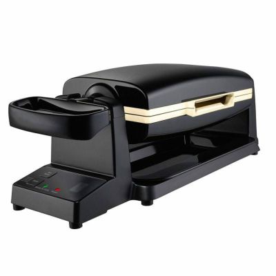 オスター 鉄板焼 ホットプレート ハンバーグ フリップ式 グリル 焼肉 セラミック PTOAフリー PTFEフリー Oster 7-Minute Grill with Titanium Infused DuraCeramic Coating , Black/Eggshell CKSTCG21K-TECO 家電