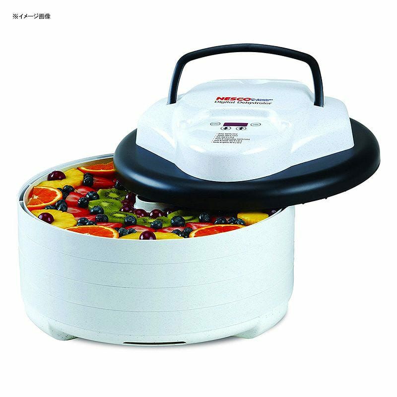 ネスコ ディハイドレーター 食品乾燥器 デジタル タイマー付 BPAフリー ドライフルーツ Nesco FD-77DT/FD79 Digital  Food Dehydrator, White 家電 | アルファエスパス