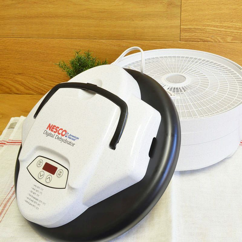 ネスコディハイドレーター食品乾燥器デジタルタイマー付ドライフルーツNescoFD-77DTDigitalFoodDehydrator,White