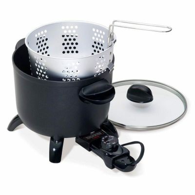 マルチクッカースチーマー蒸し器ディープフライヤーPresto06006KitchenKettleMulti-Cooker/Steamer