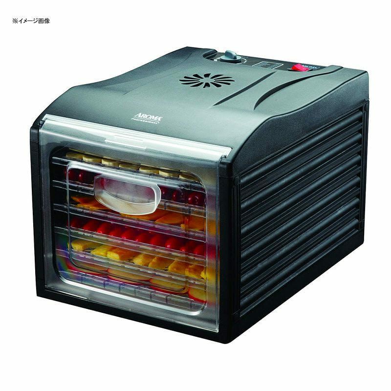 アロマ食品乾燥機6段ブラックAromaHousewaresProfessional6TrayFoodDehydrator