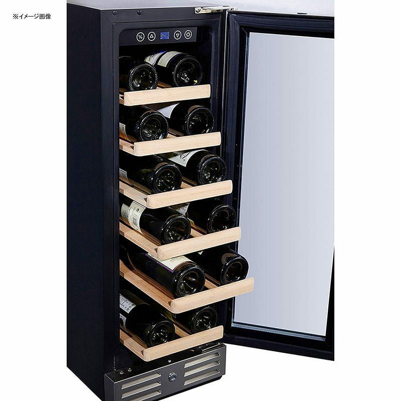 ワインセラー最大40本Kalamera24''Winerefrigerator40BottleDualZoneBuilt-inandFreestandingwithStainlessSteelandGlassFrench-DoorStyle