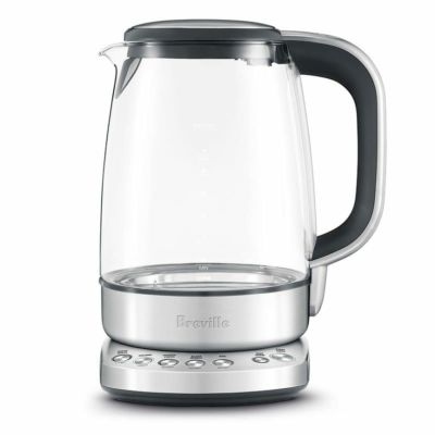 ブレビル ガラス電気ケトル 温度設定機能付 1.7L Breville BKE830XL The IQ Kettle Pure, Silver 家電