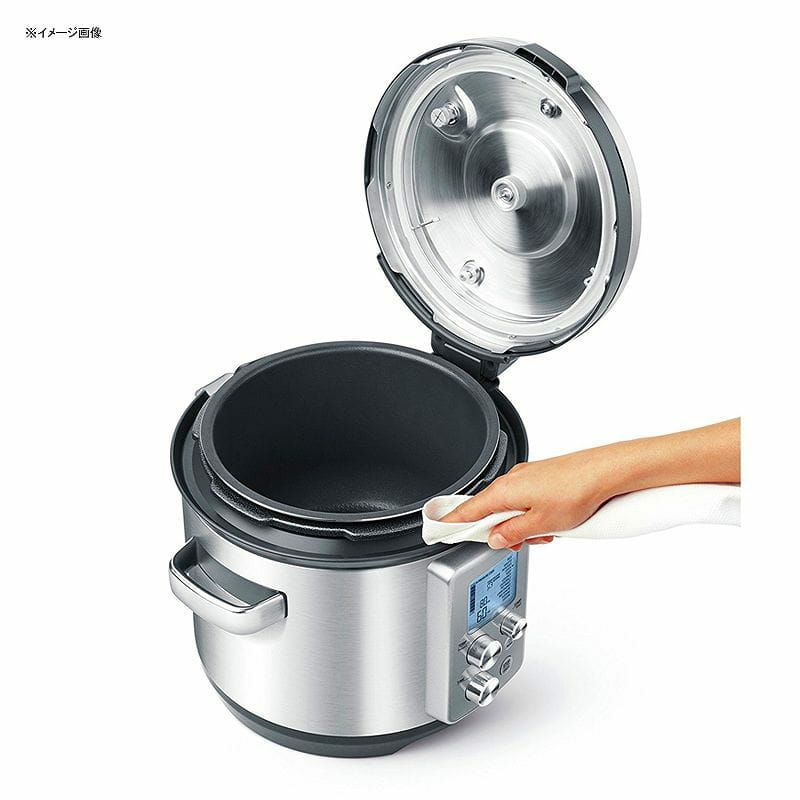 ブレビルプレッシャークッカー圧力鍋4.2LBrevilleBPR700BSSTheFastSlowPro,6Quart,Silver