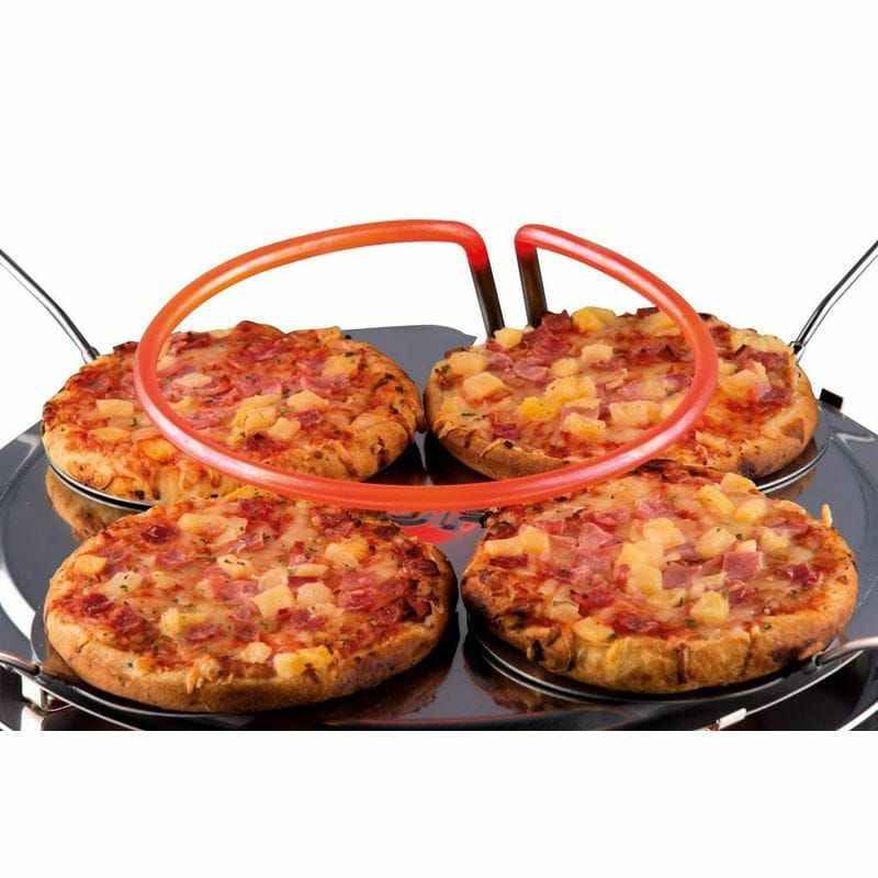 ドーム型ミニピザ用ピザオーブン4人向けテラコッタPizzarette–“TheWorld’sFunnestPizzaOven”–4PersonModel