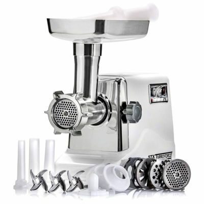 ミートグラインダー 電動挽肉機 ミンチ STX International STX-3000-TF Turboforce 3 Speed Electric Meat Grinder & Sausage Stuffer 家電