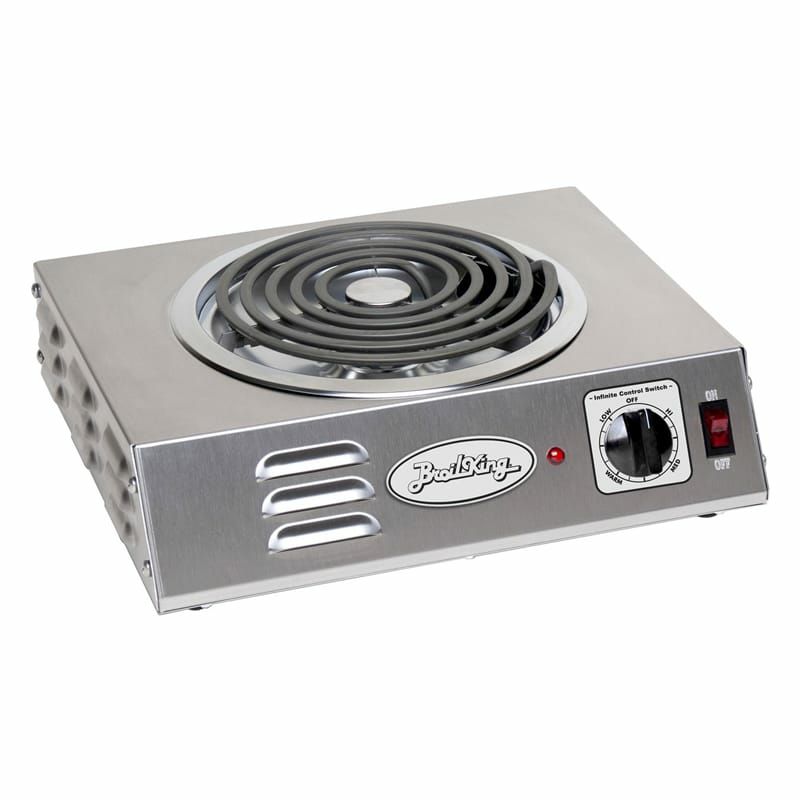 ハイパワー電気コンロ1500W電熱器BroilKingProfessionalElectricHi-PowerHotPlateBROK1001家電