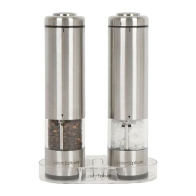 塩コショウ入れ 電池式 電動ソルト&ペッパーセット ライト付き レストラン カフェ Gravity Electric Salt and Pepper Grinder Set of 2 Pepper Mill and Salt Mill with Adjustable Ceramic Rotor Automatic Operation Blue LED Light, Battery Powered 家電 | 塩コショウ入れ 電池式 電動ソルト&ペッパーセット ライト付き レストラン カフェ Gravity Electric Salt and Pepper Grinder Set of 2 Pepper Mill and Salt Mill with Adjustable Ceramic Rotor Automatic Operation Blue LED Light, Battery Powered 家電 |