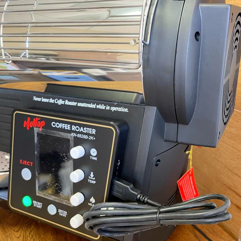 家庭用電動焙煎器コーヒーロースターPC接続可HottopProgrammableRoasterKN-8828B-2K+家電