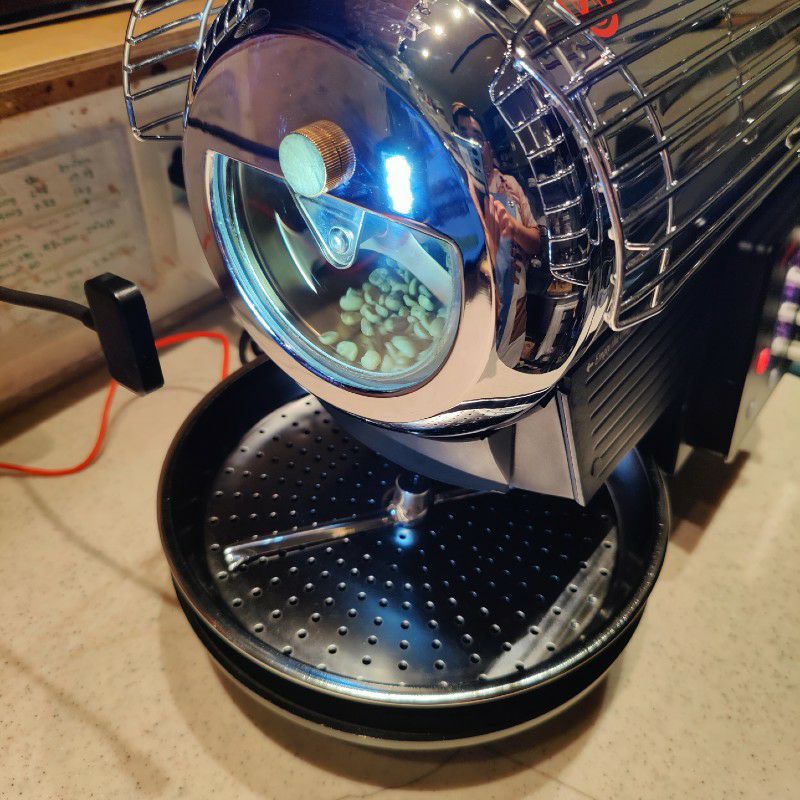 家庭用電動焙煎器コーヒーロースターPC接続可HottopProgrammableRoasterKN-8828B-2K+家電