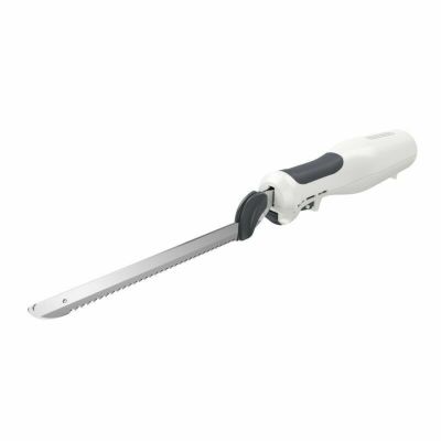 家庭用電動ナイフ ブラック・アンド・デッカー BLACK+DECKER 9-Inch Electric Carving Knife, White, EK500W 家電