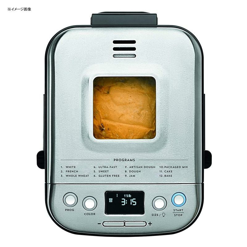 ホームベーカリープログラム12種タイマー機能ブレッドメーカークイジナートCuisinartCBK-110CompactAutomaticBreadMaker家電