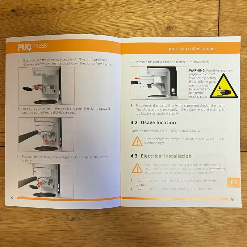 自動タンピングマシンオートタンパーPuqpressQ2圧力調節可能エスプレッソカフェPuqpressQ2AutomaticTamperwith58.3mmPiston家電