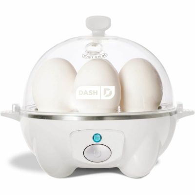 エッグクッカー ゆで卵 最大6個 ポーチドエッグ スクランブルエッグ オムレツ ダッシュ Dash Rapid Egg Cooker: 6 Egg Capacity Electric Egg Cooker for Hard Boiled Eggs, Poached Eggs, Scrambled Eggs, or Omele