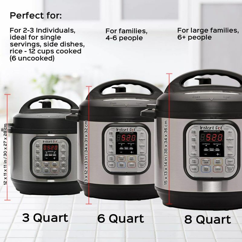 マルチクッカー炊飯器圧力鍋7種類InstantPotIP-DUO607-in-16Qt/1000W