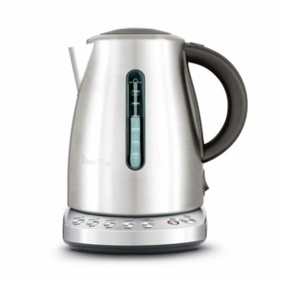 ブレビル 温度計付 温度調節可能 電気ケトル Breville BKE720BSS The Temp Select Electric Kettle, Silver 家電