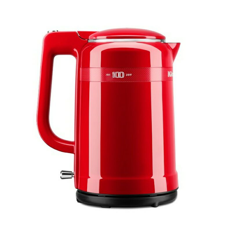 電気ケトル 100周年 限定デザイン 1.5L キッチンエイド レッド 赤 KitchenAid KEK1565QHSD 100 Year  Limited Edition Queen of Hearts Electric Kettle, Passion Red 家電 | アルファエスパス