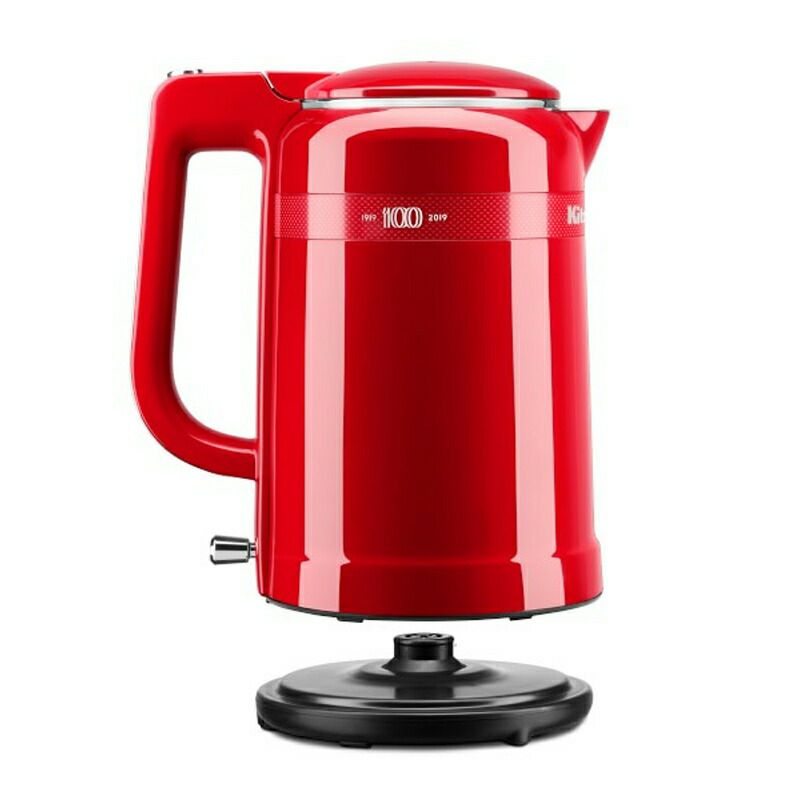 電気ケトル100周年限定デザイン1.5Lキッチンエイドレッド赤KitchenAidKEK1565QHSD100YearLimitedEditionQueenofHeartsElectricKettle,PassionRed家電