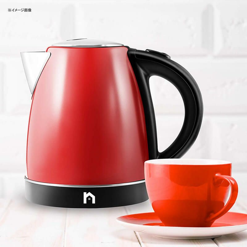 電気ケトル1.7LBPAフリーNewHouseKitchenColorChangingElectricKettlewithwithRapidBoilFeatureBPAFreeInterior,FastHeatingWaterBoiler,Auto-Shutoff,1.7Liter/1.8Quart,StainlessSteel/Black/Red家電