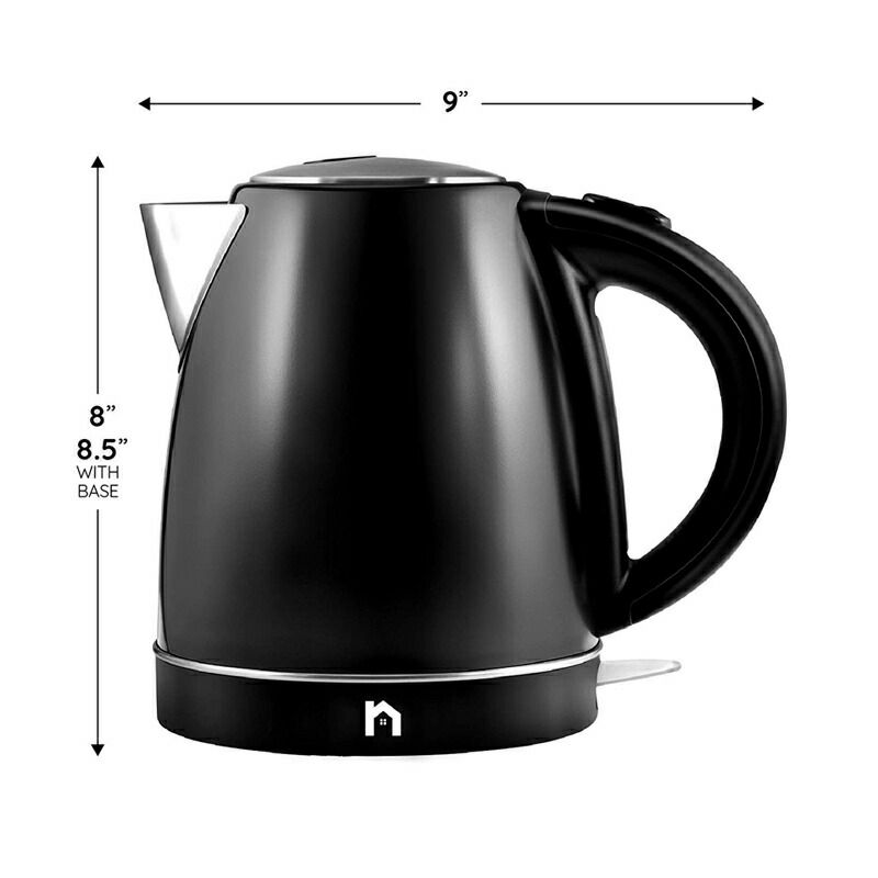 電気ケトル1.7LBPAフリーNewHouseKitchenColorChangingElectricKettlewithwithRapidBoilFeatureBPAFreeInterior,FastHeatingWaterBoiler,Auto-Shutoff,1.7Liter/1.8Quart,StainlessSteel/Black/Red家電