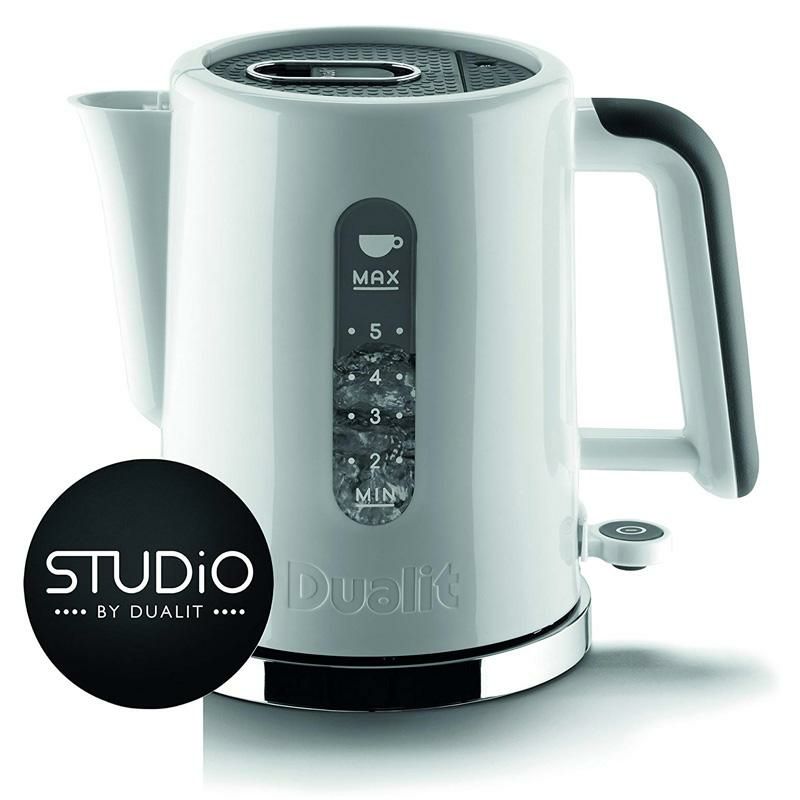 電気ケトル1.5LスタジオBPAフリーホワイトグレーデュアリットDualitStudioKettle1.5L,White/Grey家電