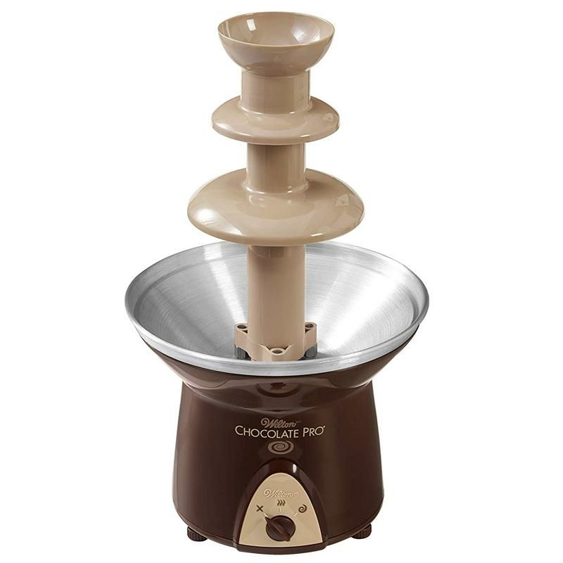 チョコレートファウンテン3段高さ40cmウェディング誕生日パーティーWiltonChocolateProChocolateFountain-ChocolateFondueFountain,4lb.Capacity家電