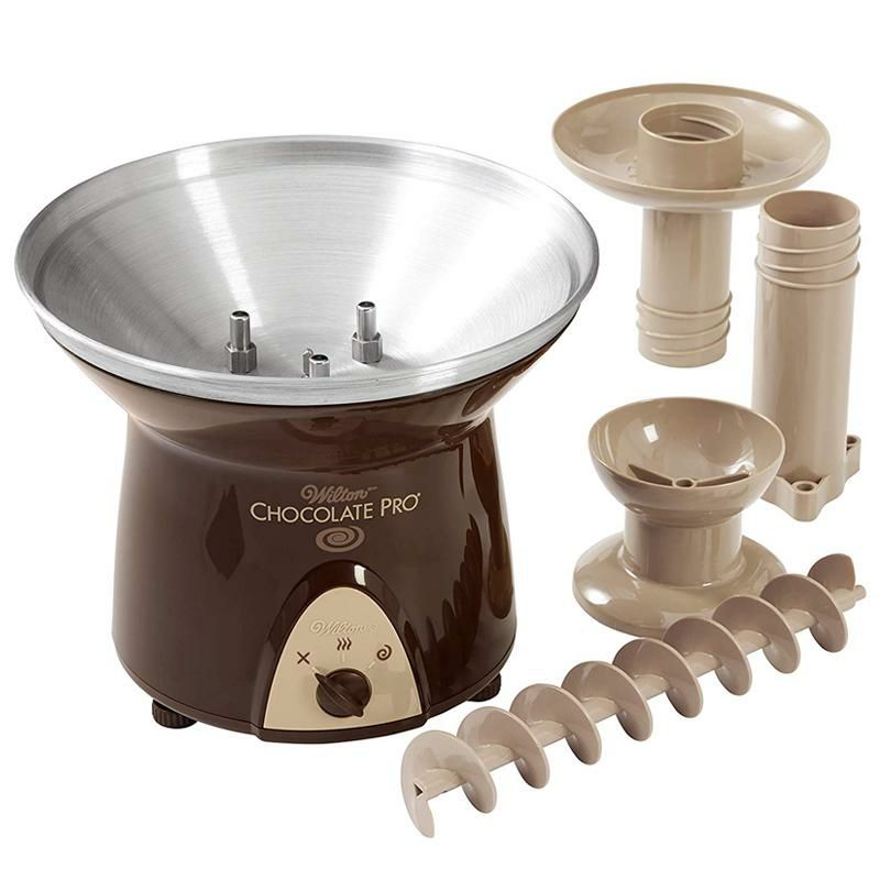 チョコレートファウンテン3段高さ40cmウェディング誕生日パーティーWiltonChocolateProChocolateFountain-ChocolateFondueFountain,4lb.Capacity家電