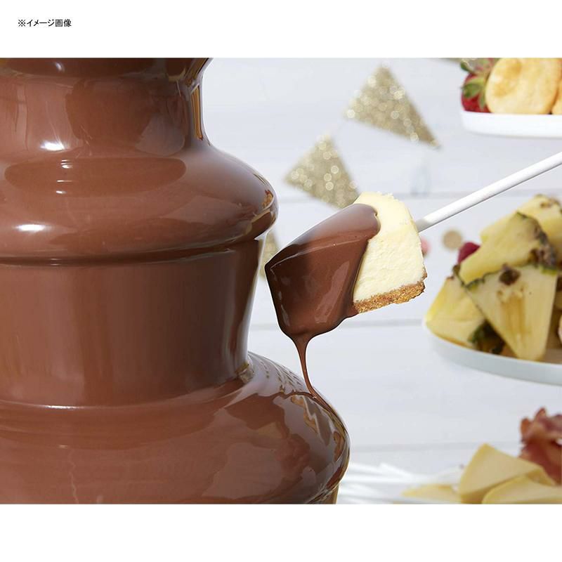 チョコレートファウンテン3段高さ40cmウェディング誕生日パーティーWiltonChocolateProChocolateFountain-ChocolateFondueFountain,4lb.Capacity家電