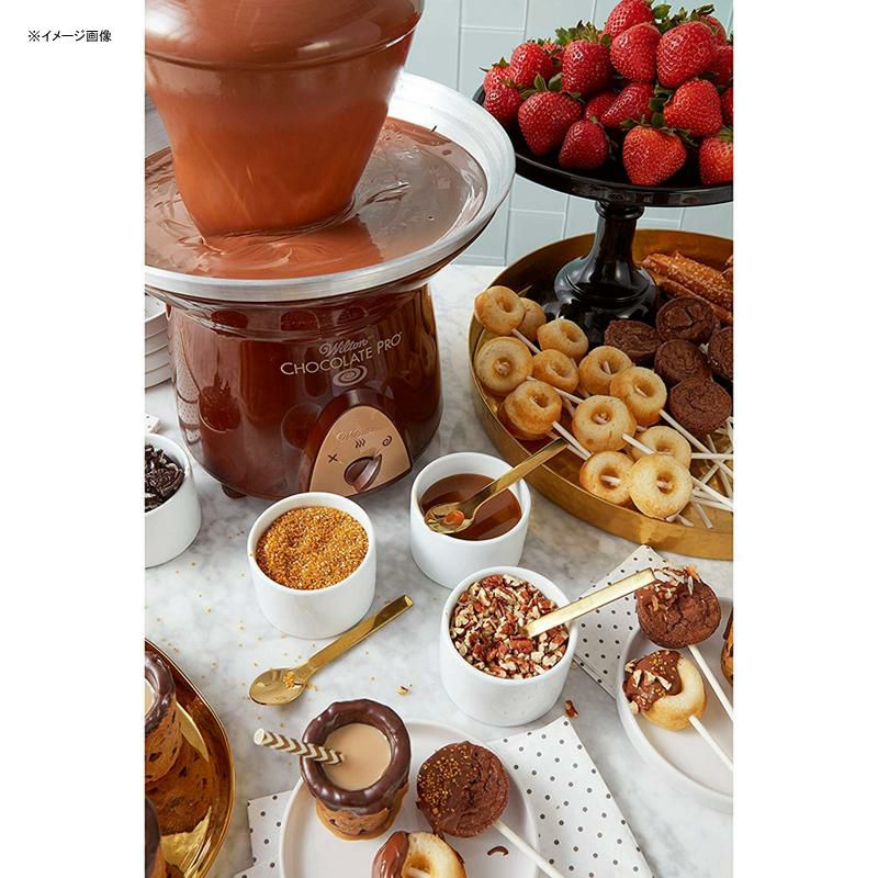 チョコレートファウンテン3段高さ40cmウェディング誕生日パーティーWiltonChocolateProChocolateFountain-ChocolateFondueFountain,4lb.Capacity家電