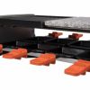 ラクレットグリルグリルプレートストーンプレート石焼8人用MasterChefDualCheeseRacletteTableGrillwNon-stickGrillingPlateandCookingStone-Deluxe8PersonElectricTabletopCooker家電