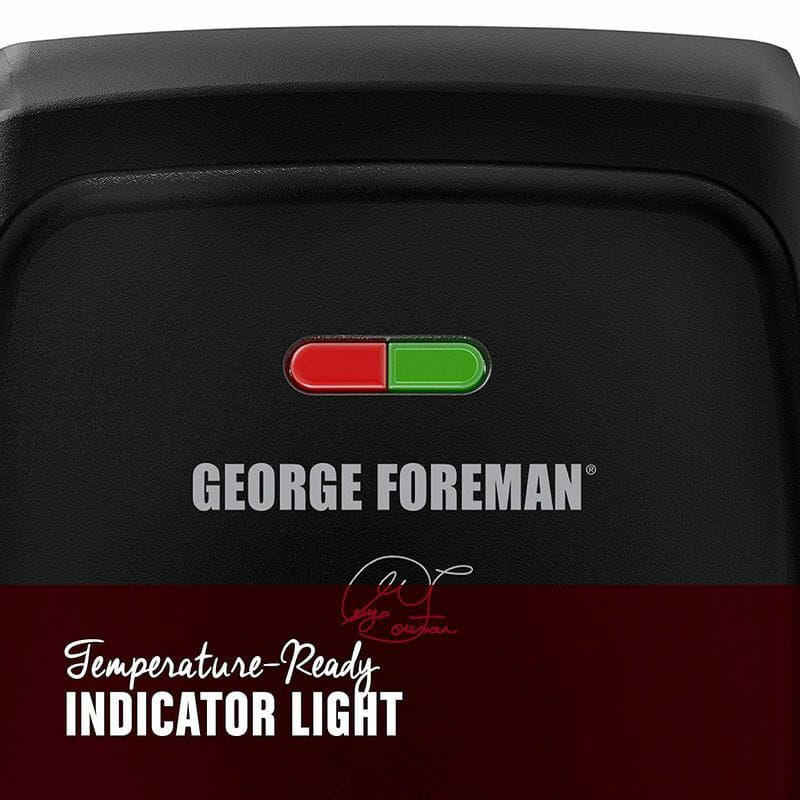 電気グリルホットプレートジョージフォアマン焼肉バーベキューGeorgeForeman4-ServingClassicPlateElectricIndoorGrillandPaniniPress,Black,GR2060B