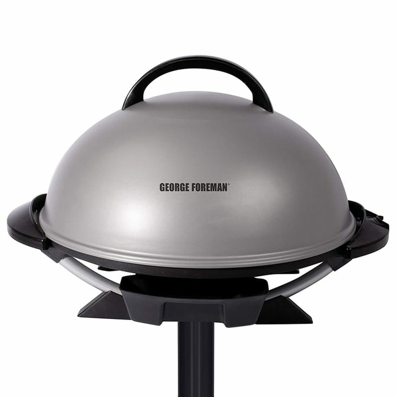 ジョージフォアマンインドアアウトドア電気グリルGeorgeForeman15-ServingIndoor/OutdoorElectricGrill,Silver,GFO240S家電