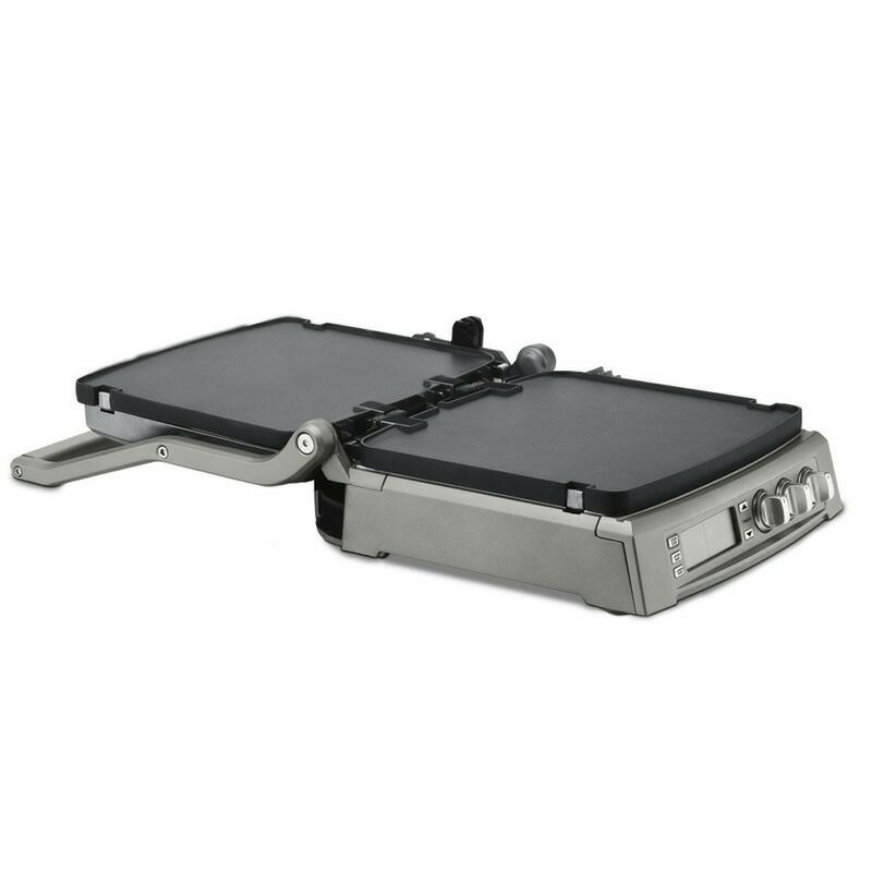 パニーニメーカーリバーシブルプレート取り外しプレスグリルグリドルクイジナートステンレスCuisinartGR-300WSGriddler,Elite,StainlessSteel家電