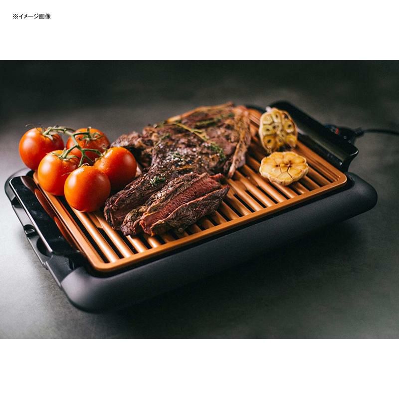 電気グリルラージインドアスモークレスセラミックプレート取り外し煙が少ないGOTHAMSTEELSmokelessElectricGrill,Griddle,andPitchfork,IndoorBBQandNonstickAsSeenOnTV(Large)家電