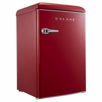 冷蔵庫 125L 1ドア レトロ Galanz 4.4 cu. Ft Retro Mini Fridge 家電