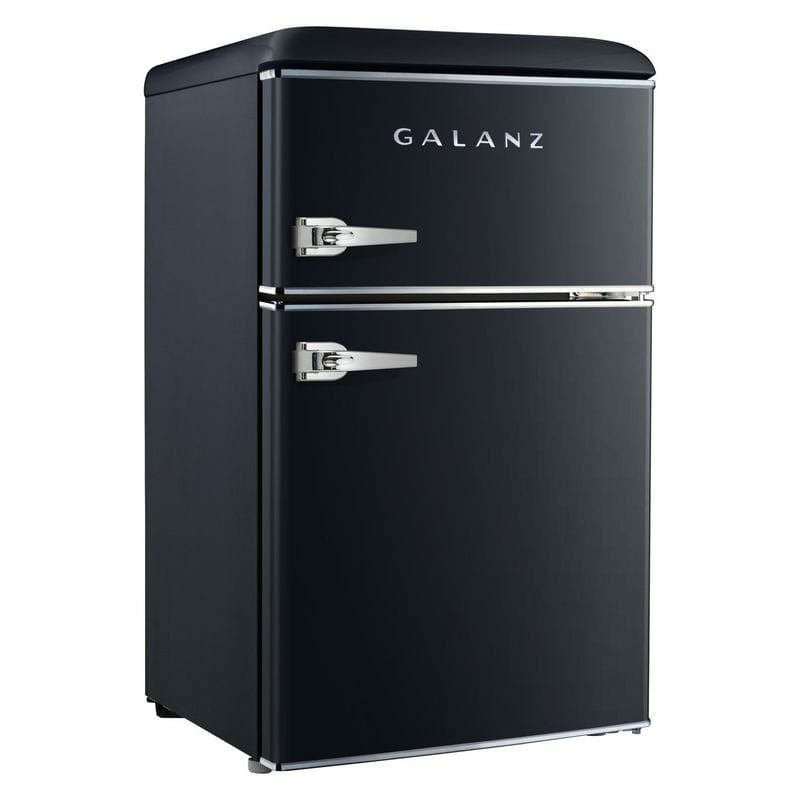 レトロ冷凍庫付冷蔵庫Galanz3.1cuftRetroMiniFridge