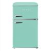 冷蔵庫冷凍庫88L2ドアレトロGalanz3.1cuftRetroMiniFridge家電【代引不可】