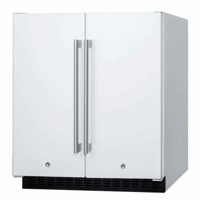 アンダーカウンター ビルトイン 冷蔵庫 冷凍庫 幅75cm 153L Summit 29.5-inch 5.4 cu.ft. Undercounter Refrigerator with Freezer FFRF3075W 【代引不可】 家電