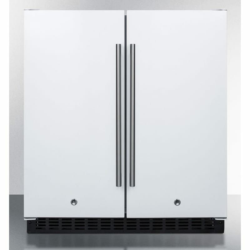 アンダーカウンタービルトイン冷蔵庫冷凍庫153LSummit29.5-inch5.4cu.ft.ConvertibleUndercounterRefrigeratorwithFreezer家電