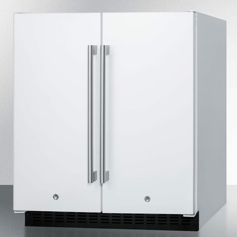 アンダーカウンタービルトイン冷蔵庫冷凍庫153LSummit29.5-inch5.4cu.ft.ConvertibleUndercounterRefrigeratorwithFreezer家電