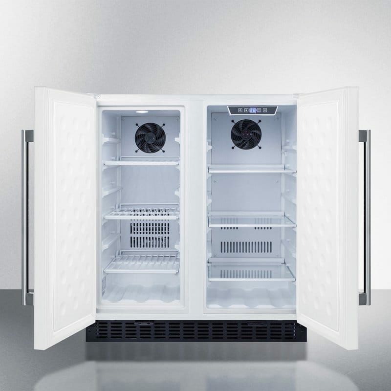 アンダーカウンタービルトイン冷蔵庫冷凍庫153LSummit29.5-inch5.4cu.ft.ConvertibleUndercounterRefrigeratorwithFreezer家電