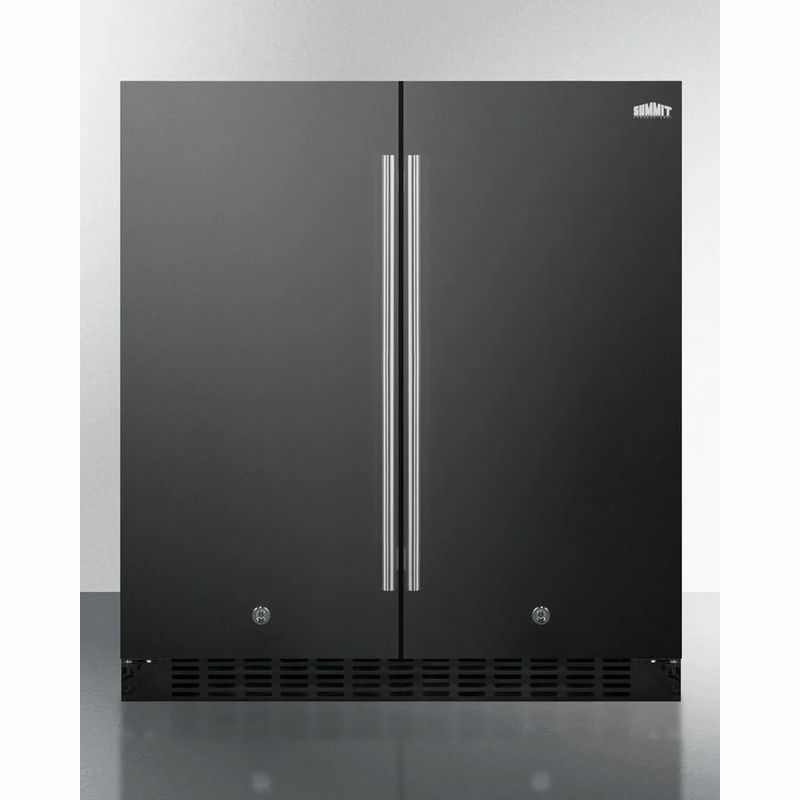 アンダーカウンタービルトイン冷蔵庫冷凍庫幅75cm153LSummit29.5-inch5.4cu.ft.UndercounterRefrigeratorwithFreezerFFRF3075W【代引不可】家電