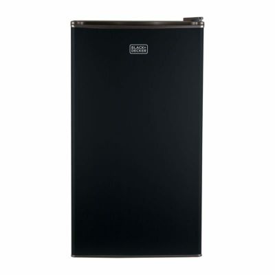 ブラック・アンド・デッカーコンパクト冷蔵庫冷凍庫付91LBlack+Decker3.2cu.ft.CompactRefrigeratorwithFreezerBCRK32B家電