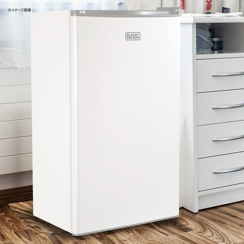 ブラック・アンド・デッカーコンパクト冷蔵庫冷凍庫付91LBlack+Decker3.2cu.ft.CompactRefrigeratorwithFreezerBCRK32B家電