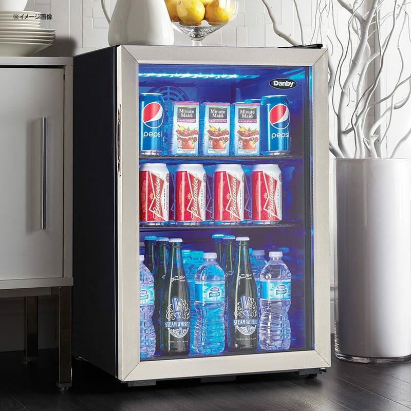 ダンビー冷蔵庫74LガラスドアDanby2.6cu.ft.BeverageCenterDBC026A1BSSDB家電